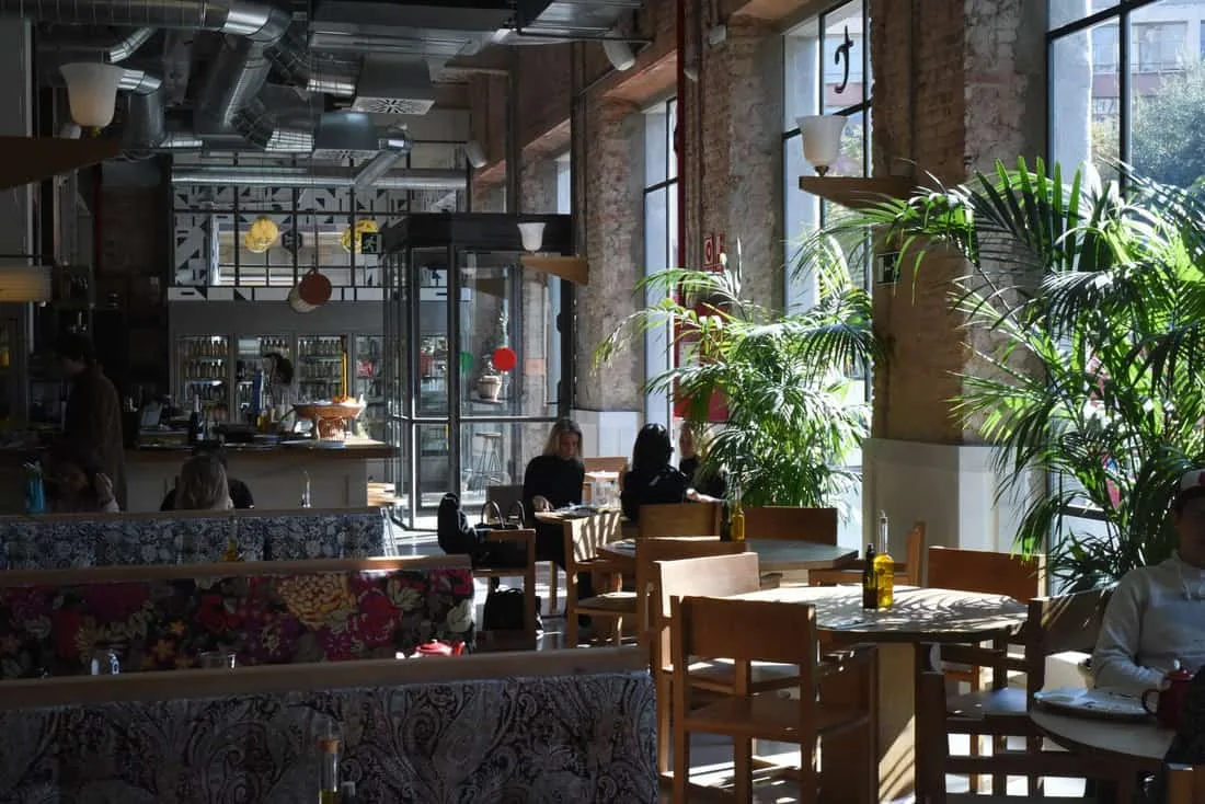 A plant-forward restaurant in Barcelona